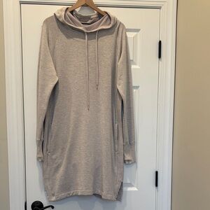 Athleta Cream Midi Dress